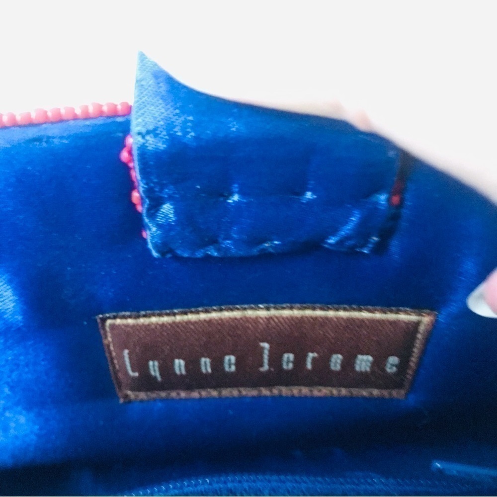 Vintage rainbow pride beaded y2k 90’s Lynne Jerome structured Tommy purse - Picture 6 of 8